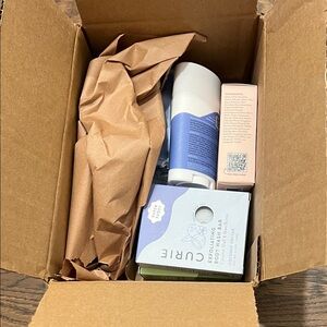 NWT Curie Skincare Set with Body Wash Bars and Deodorant